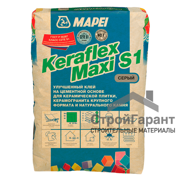 Keraflex Maxi S1 25 кг (серый)